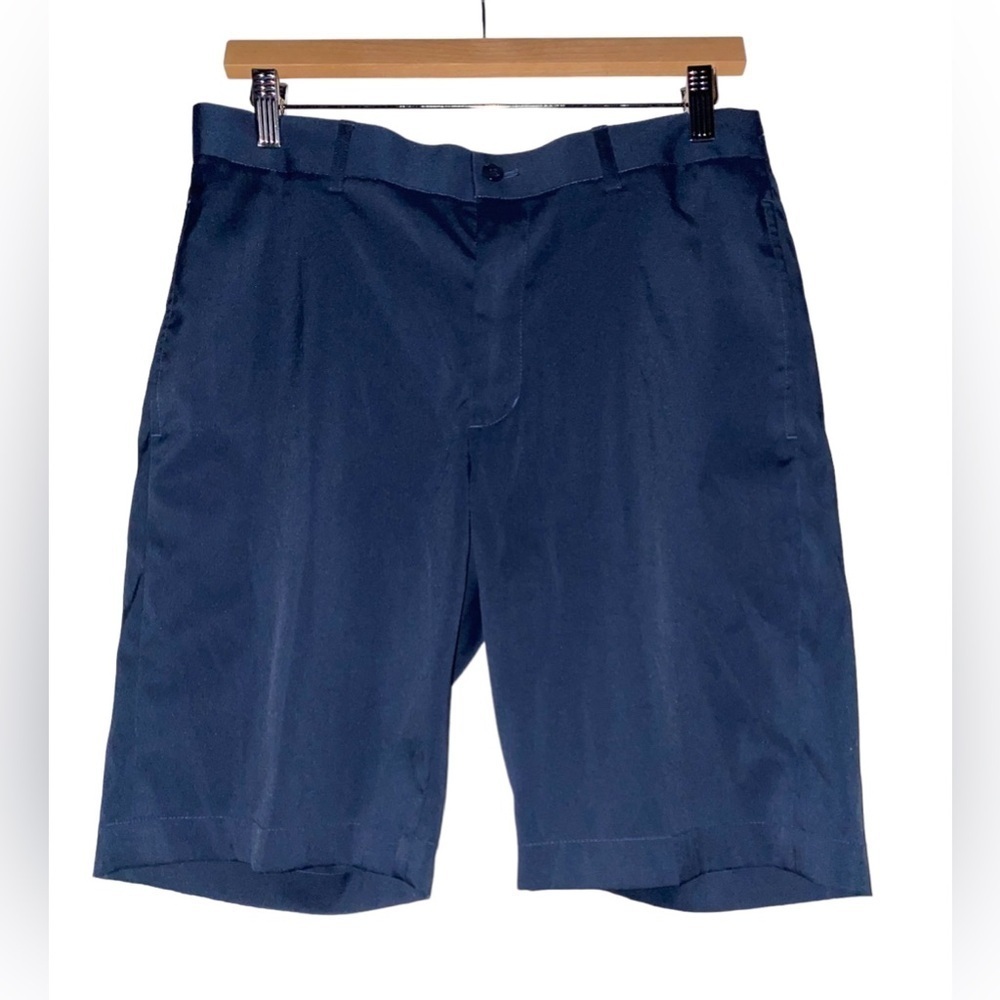 Slazenger Golf Shorts Mens Sz 30 Navy Blue Pockets Performance Stretch‎ 30x10